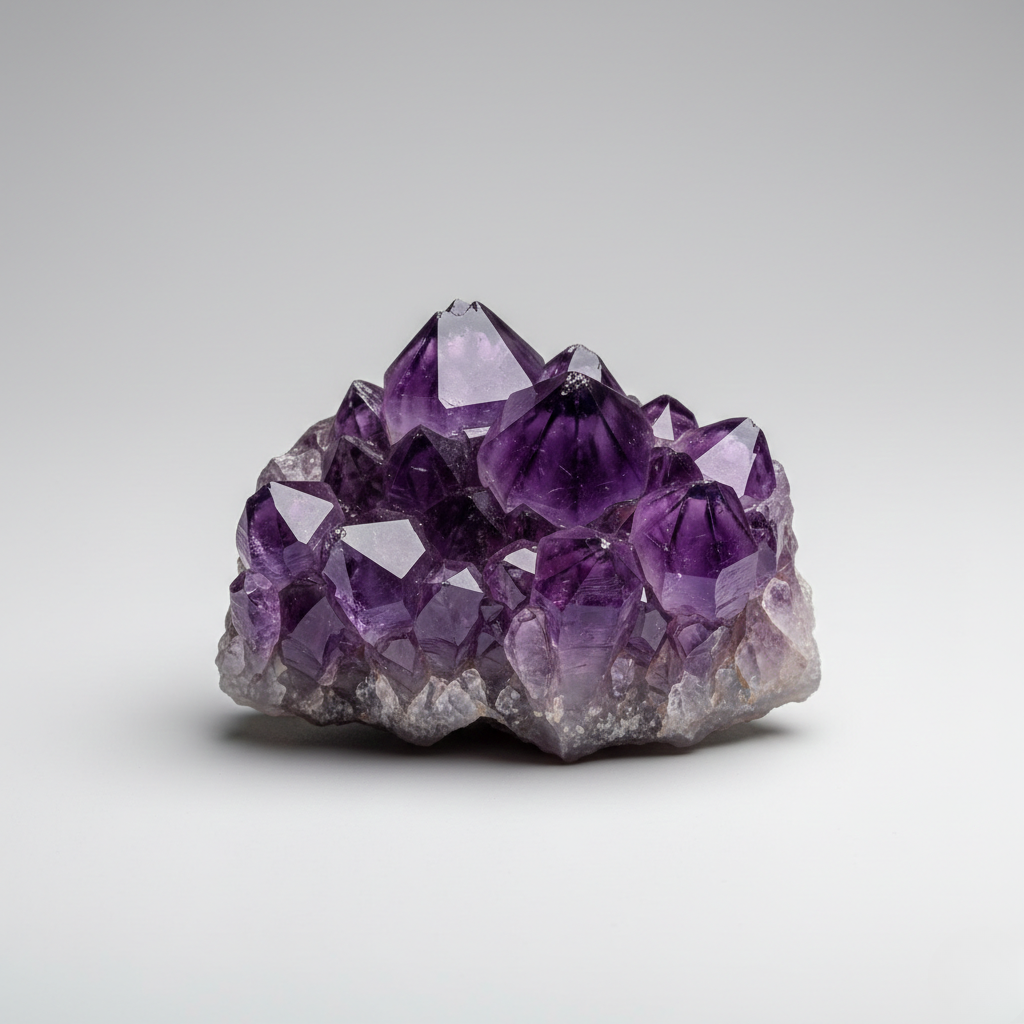 Natural Amethyst Crystal Cluster