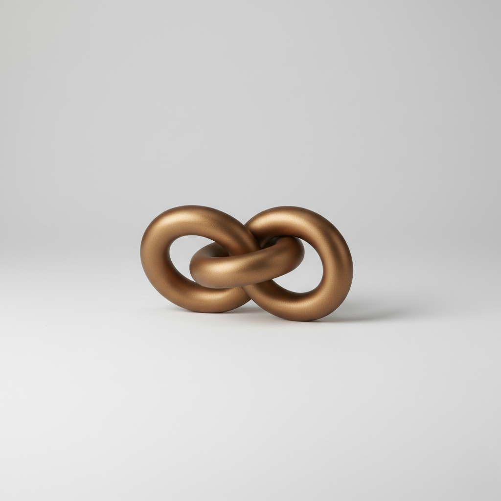 Bronze Infinity Knot Sculpture