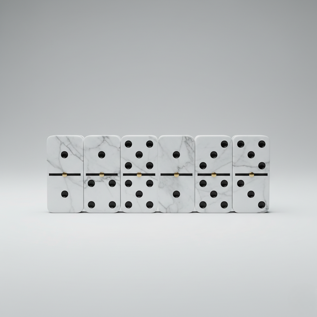 Stone-Look Domino Decor Set
