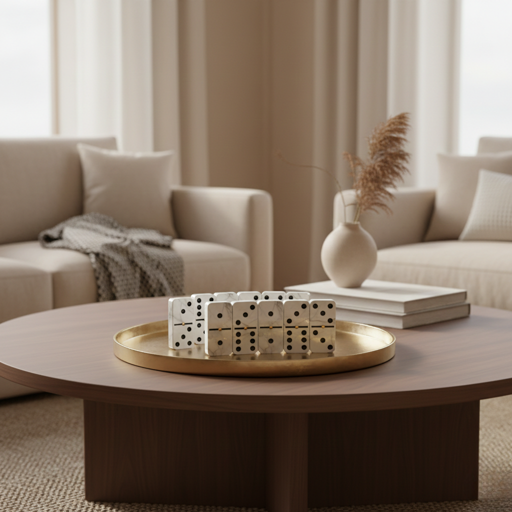 Stone-Look Domino Decor Set