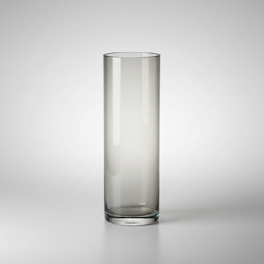 Clear Cylinder Glass Vase