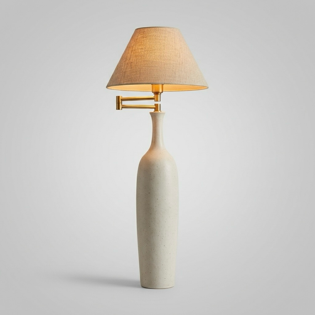 Sculptural Ceramic Vase Floor Lamp