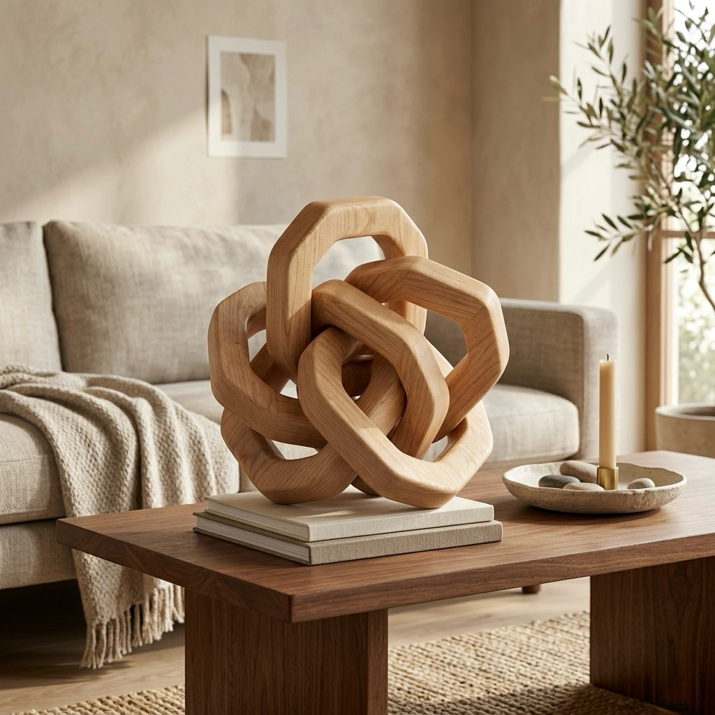 Interlocking Wood Knot Sculpture