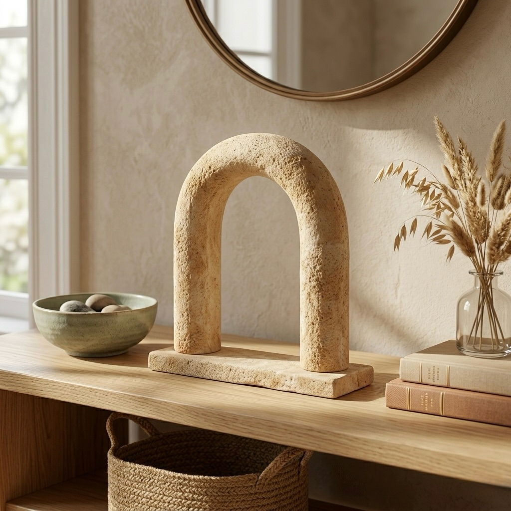 Sandstone-Inspired Arch Sculpture