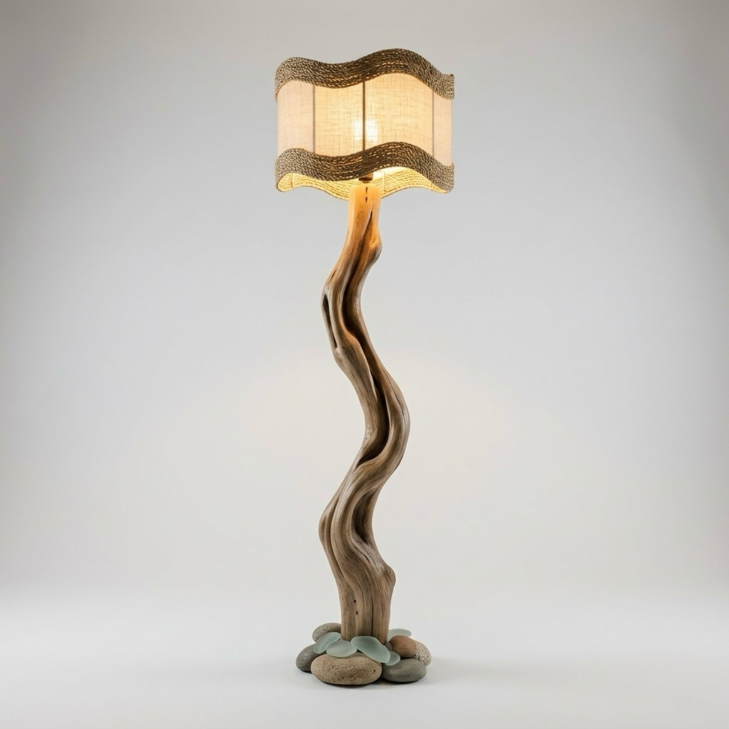 Driftwood Sculptural Floor Lamp