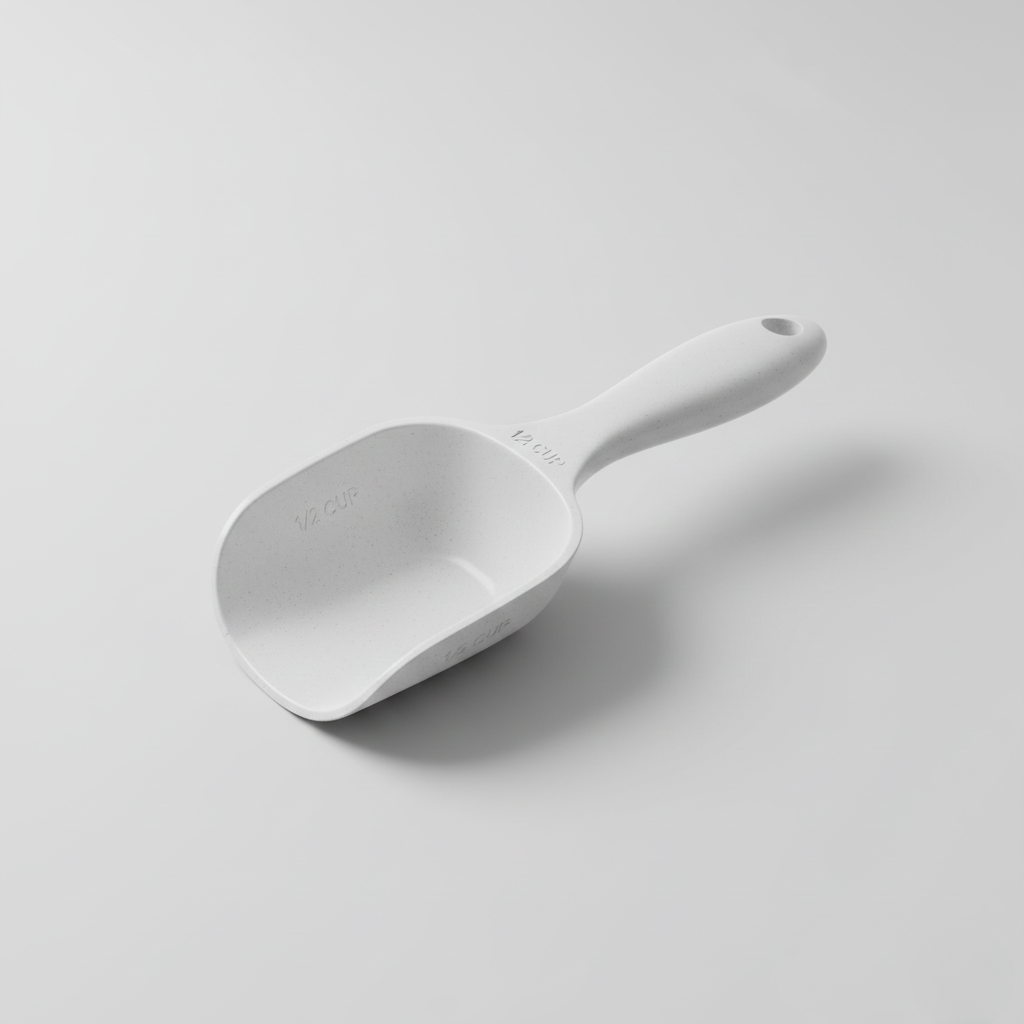 Half-Cup Pet Food Measuring Scoop