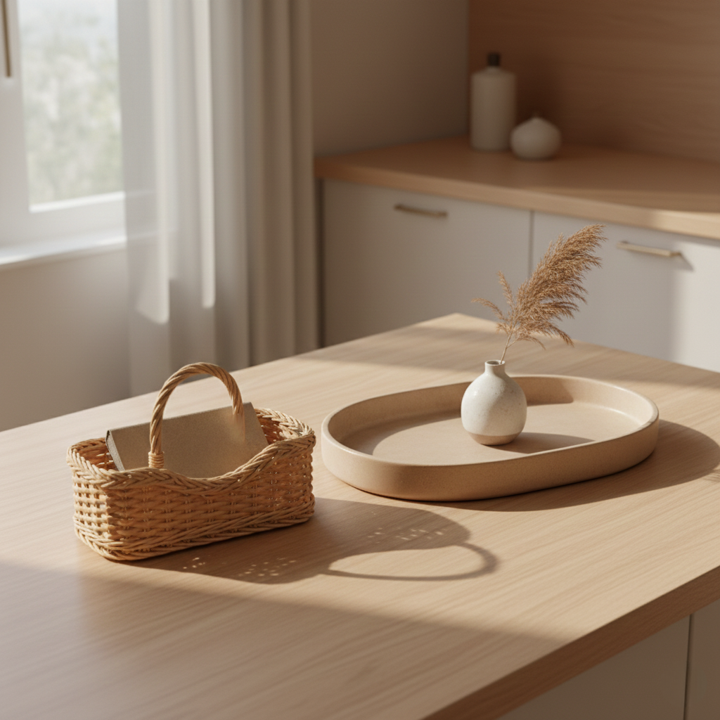 Handwoven Wicker Storage Basket