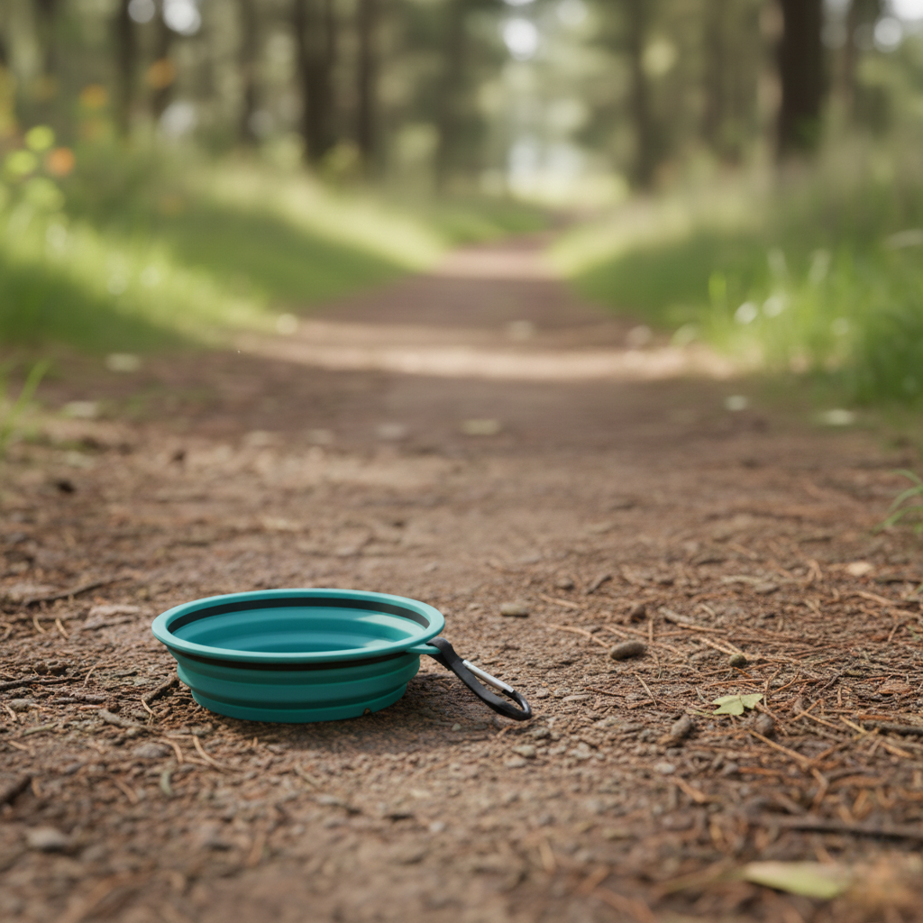 Collapsible Travel Pet Bowl for Dogs & Cats