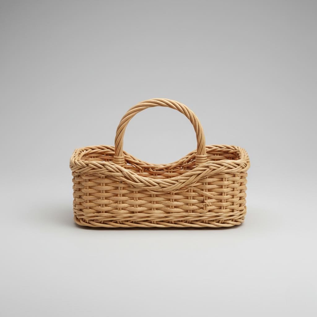 Handwoven Wicker Storage Basket