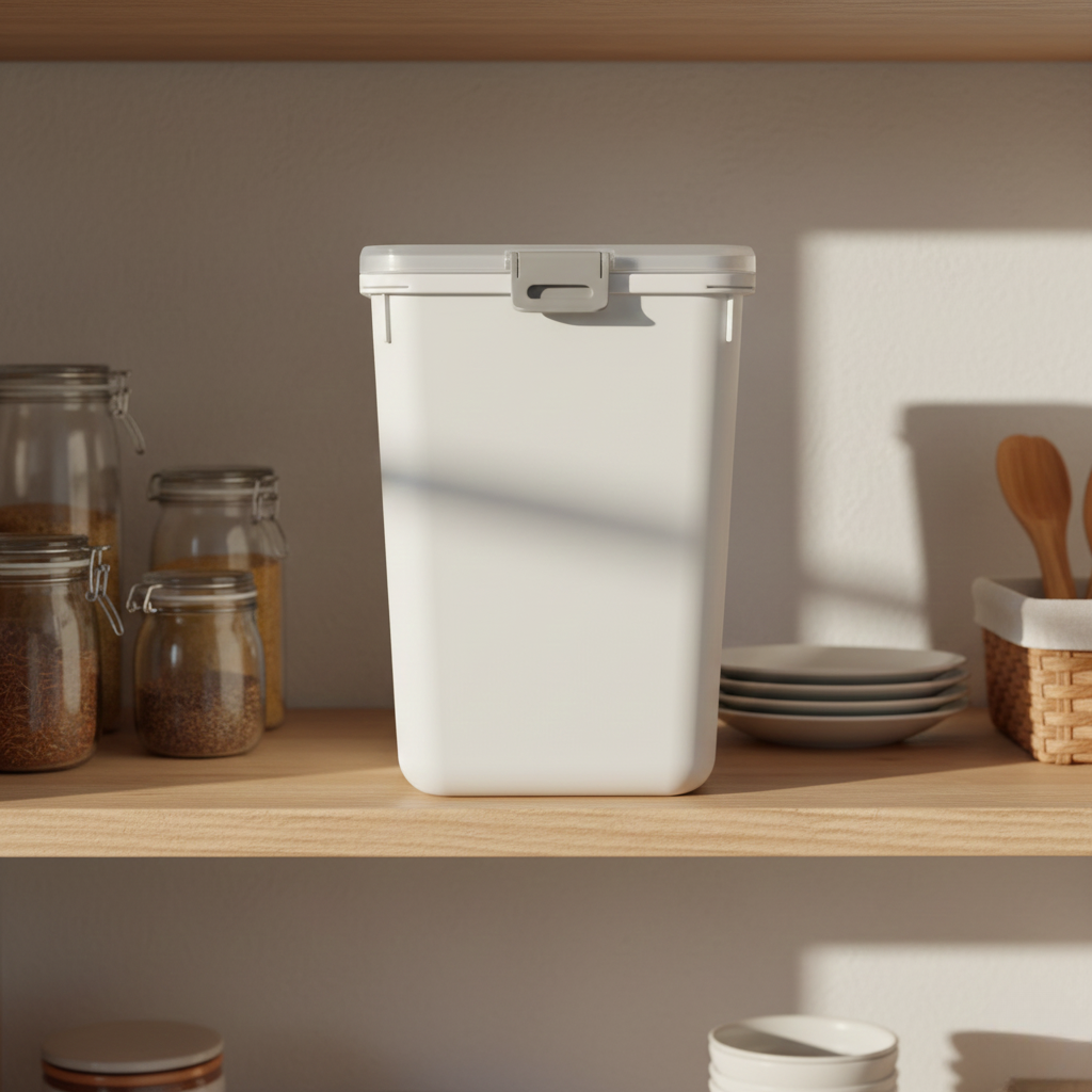 Airtight Pet Food Storage Container with Snap-Tight Lid